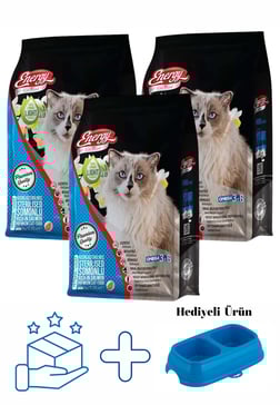 Somonlu Kısırlaştırılmış Kedi Maması 1 Kg - 3 Adet