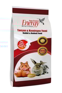 EnergyTavşan & Kemirgen Yemi 500 G