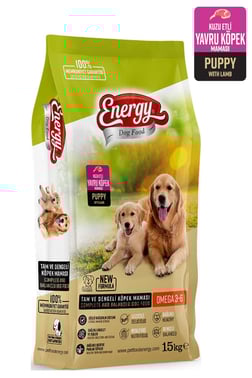 Energy Kuzu Etli Yavru Köpek Maması 15 Kg
