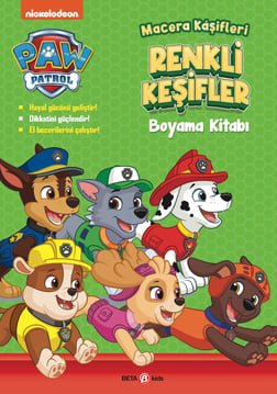 Paw Patrol -  Renkli Keşifler Boyama Kitabı