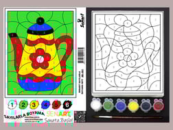 SENART SAYILARLA BOYAMA SETİ SB- 001 ÇAYDANLIK