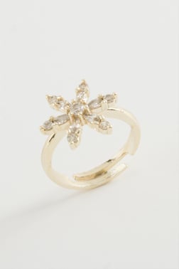 Lotus Zirkon Taşlı Yüzük