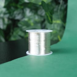 0.3 MM Bakır Tel Gümüş Takı Teli Filografi Teli Çiçek Teli 100 Gram