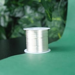 0.6 MM Bakır Tel Gümüş Takı Teli Filografi Teli Çiçek Teli 100 Gram