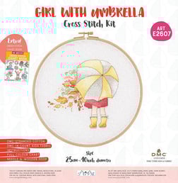 E2607 Kanaviçe Kiti 25 cm Kanaviçe Seti