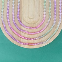 Kristal Boncuk 4 mm Degrade Kristal