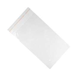 Şeffaf Bantlı Jelatin - Yapışkanlı Poşet - 100 Adet Opp 18 Cm X 30 Cm.