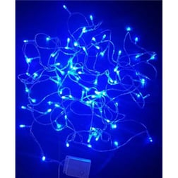 Dekoratif Led 10 Mt Animasyonlu Dekoratif Süs İp Mavi Led Işık