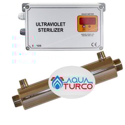AQUA BELLA 1'' Dişli 21 Watt E - 105 PLUS-DİJİTAL PANOLU UV Cihazı