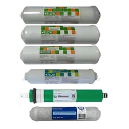 Purefer Su Arıtma Filtresi 6'lı Dupont Taptech 130 GPD USA Filtre Seti MineralWave
