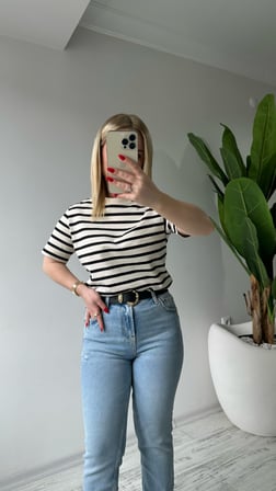Orijinal Marka Light Blue Boyfit Jean