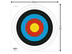 Monk Hedef Kağıdı 40 Cm 10 Halka