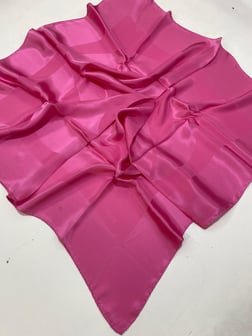 Aker Defolu Sura Saf İpek Eşarp IST 38462-116 Pembe Karışık Desen