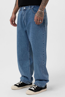 VMS Düz Basic Baggy Pantolon - Mavi