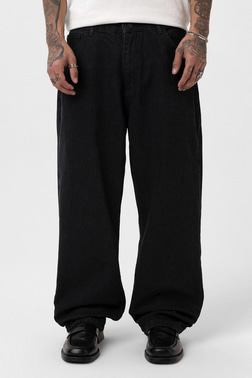 VMS Düz Basic Baggy Pantolon - Siyah