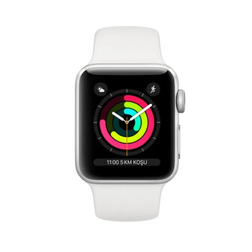 Apple Watch 3 38MM Silver (GPS) Yenilenmiş B Kalite (12 Ay Garantili)