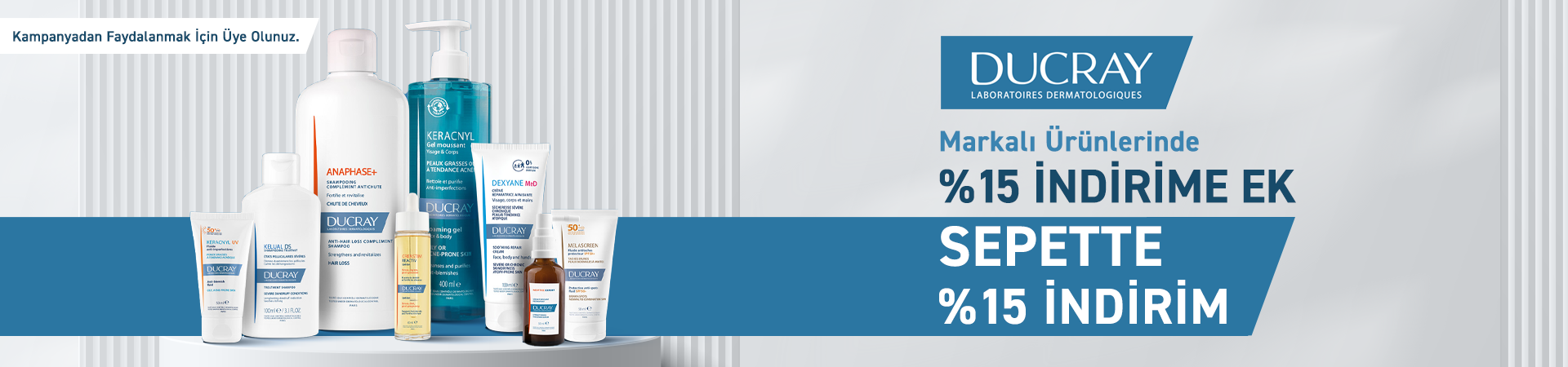 Ducray %15 İndirim Kampanyası Farmakozmetika'da
