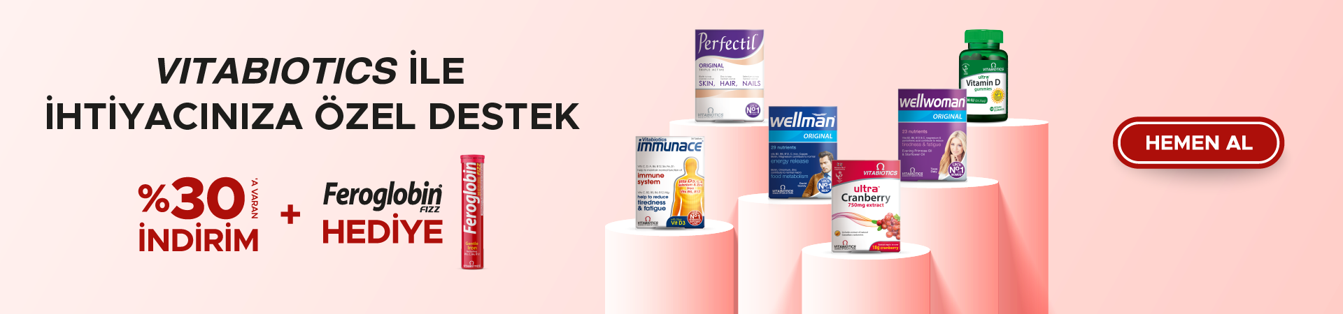 Vitabiotics Kampanyası Farmakozmetika'da