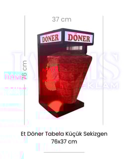 Et Döner Tabela Küçük Sekizgen
