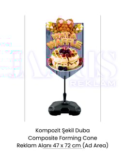 Kompozit Şekil Duba 42 ×72 cm