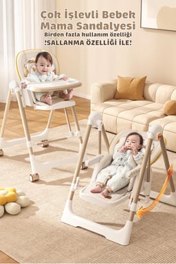 Baby Storch - Mama Sandalyesi - Sallanabilir Tekerlekli Katlanabilir