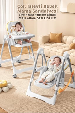 Baby Storch - Mama Sandalyesi - Sallanabilir Tekerlekli Katlanabilir