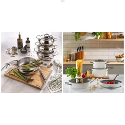 KRM-00054Schafer Premium Pişirme Seti - Cookhaus & Gravita KREM