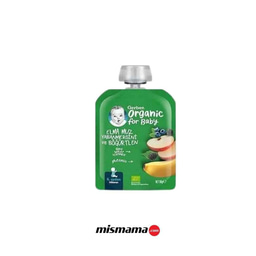 Gerber Organik Muzlu, Yabanmersinli, Böğürtlenli Elma Püresi 90g 