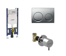 Geberit Alpha Gömme Rezervuar Seti Duofix 8cmGEBERITSET09