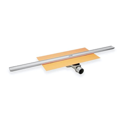 Hüppe Virtuoso 60 cm Duş Kanalı Mat - Yandan Sifon Seramik Döşenebilir-47H0032000000006