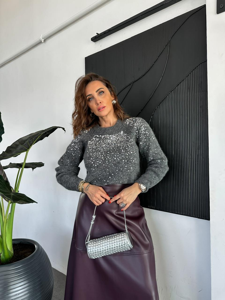 Gri Pullu Orijinal Kazak