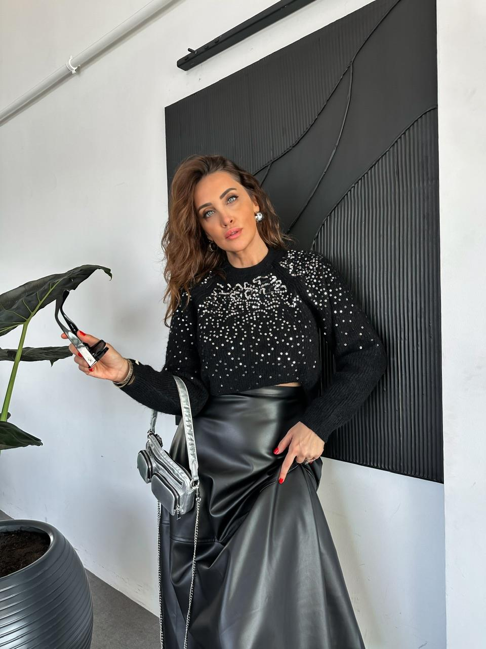 Siyah Pullu Orijinal Kazak