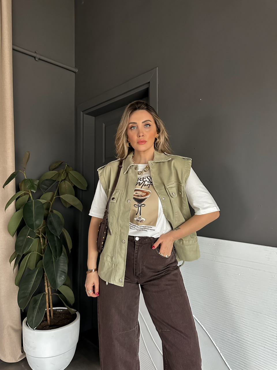 Beyaz Espresso Tshirt