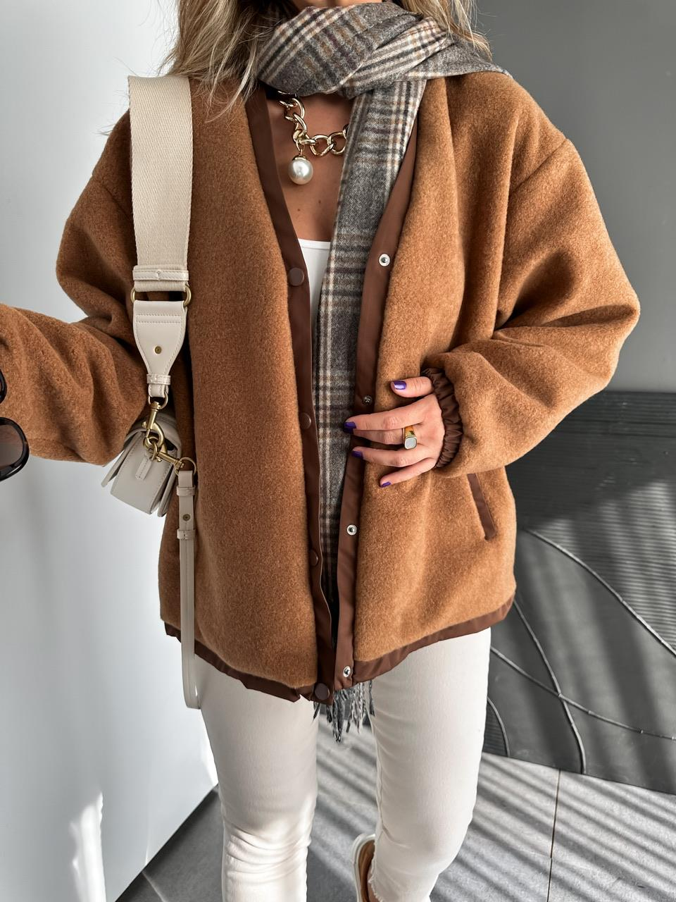 Camel Cıtcıtlı Teddy Mont