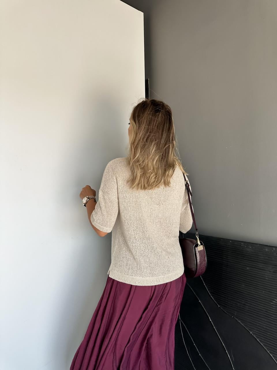 Gold Simli Orijinal Triko