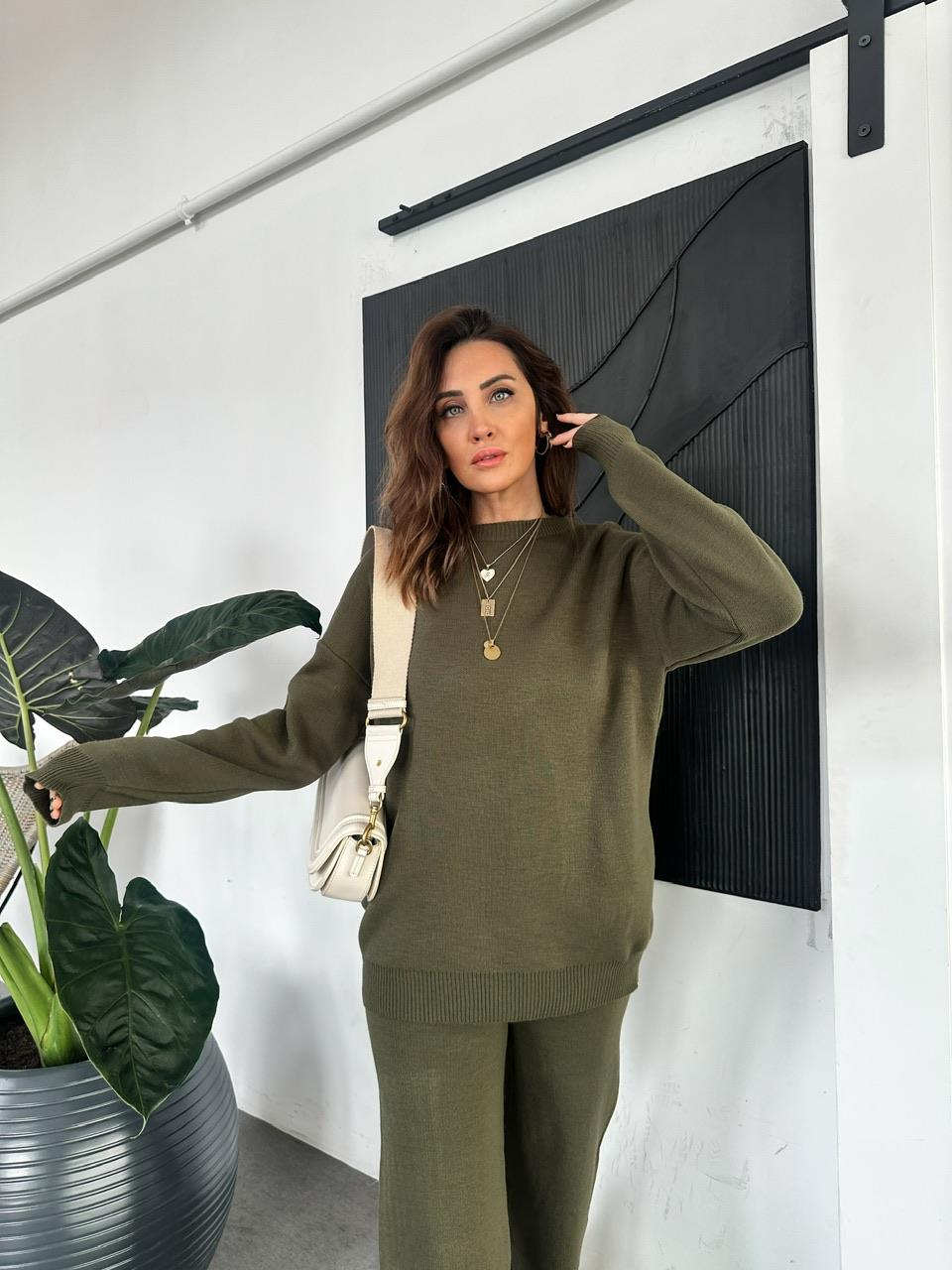 Haki Triko Basic Takım