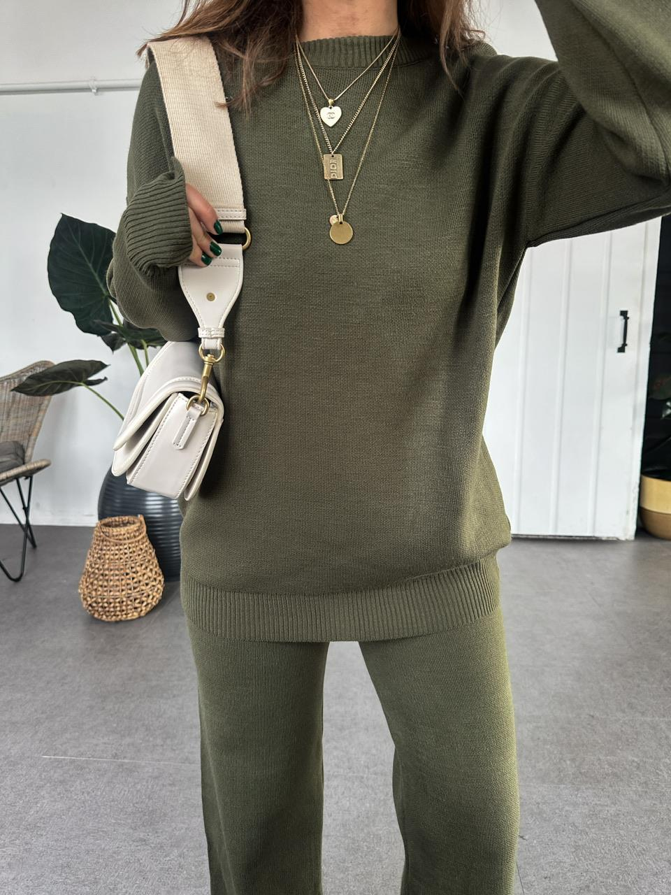 Haki Triko Basic Takım