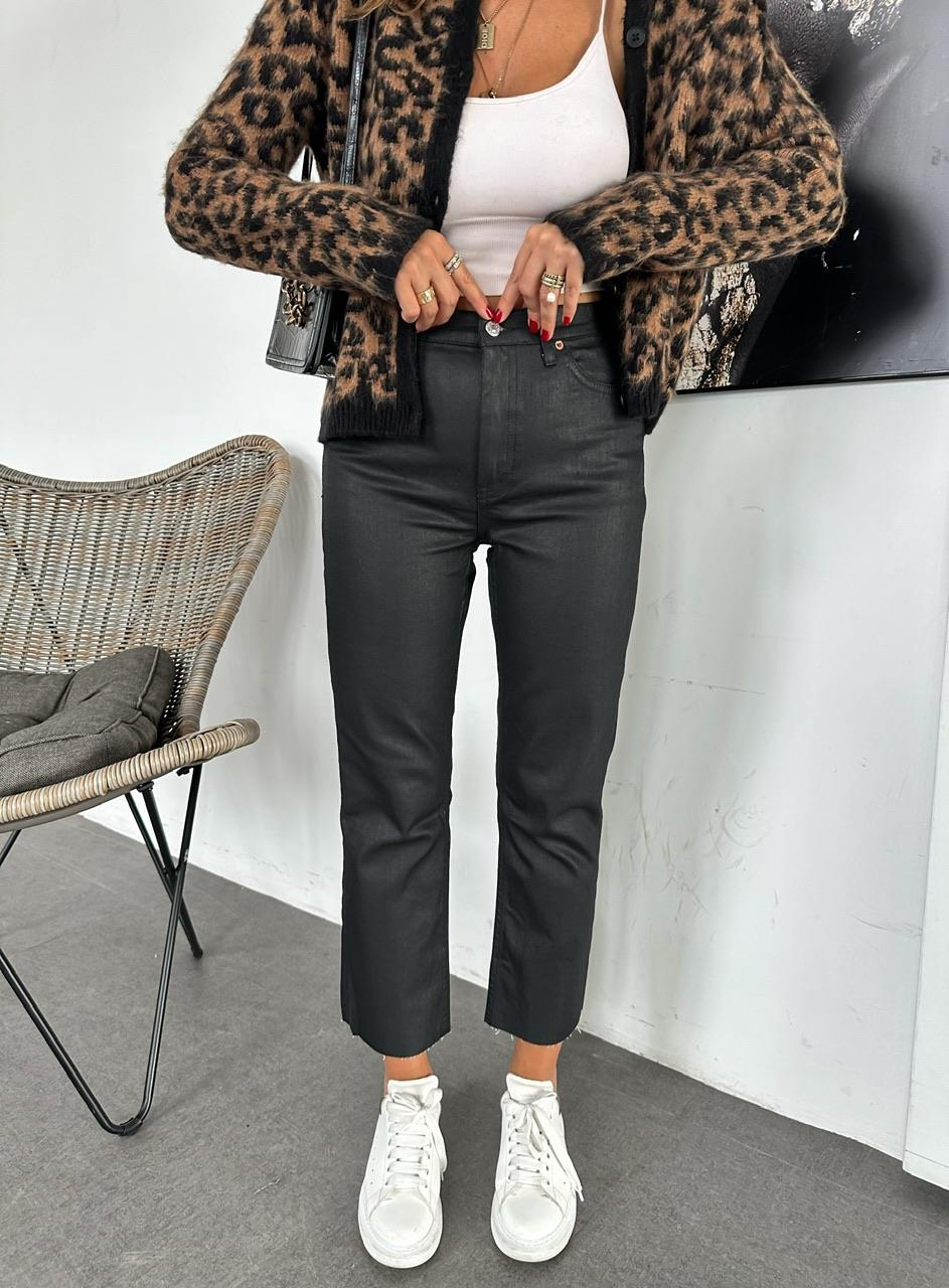 Siyah Mumlu Premium Jean