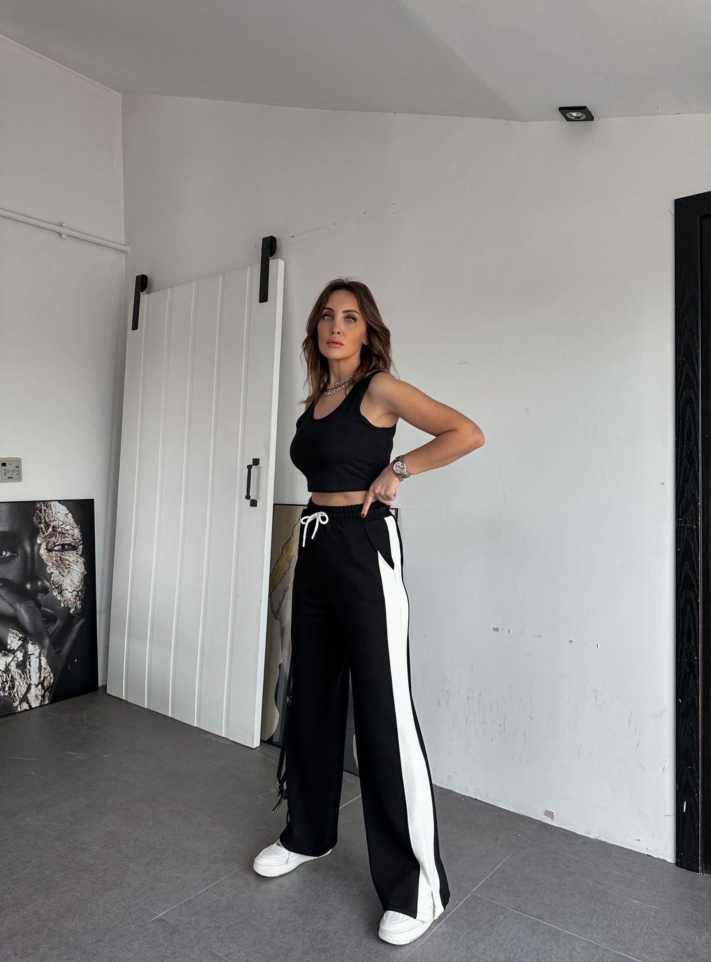 Siyah Penye Basic Crop