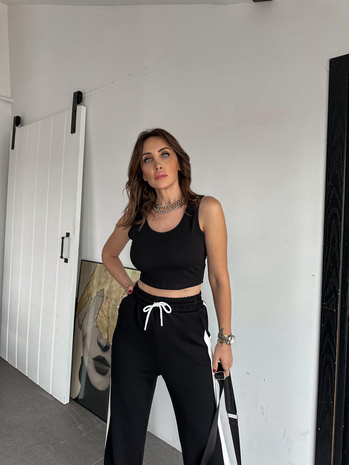 Siyah Penye Basic Crop