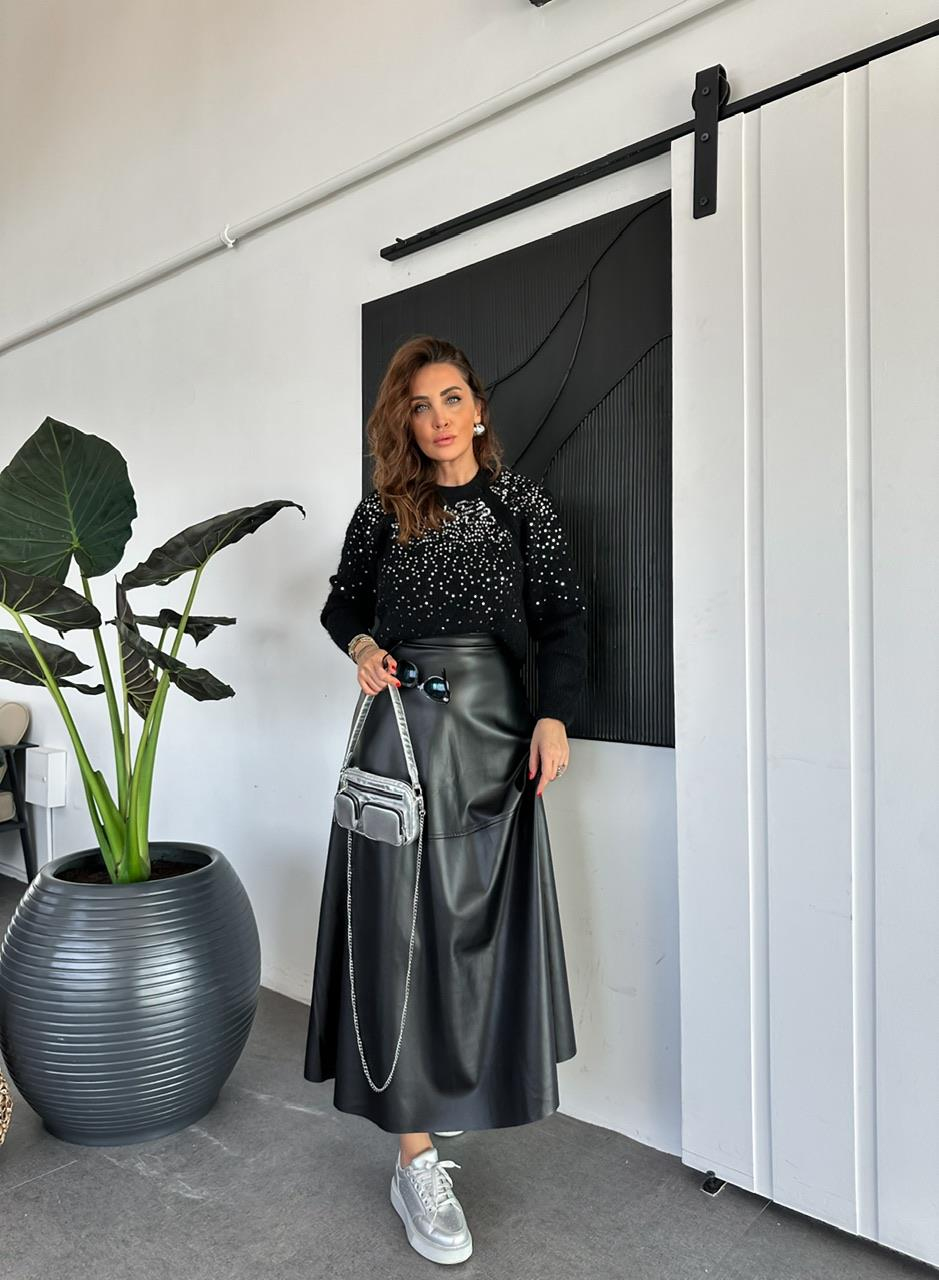 Siyah Pullu Orijinal Kazak