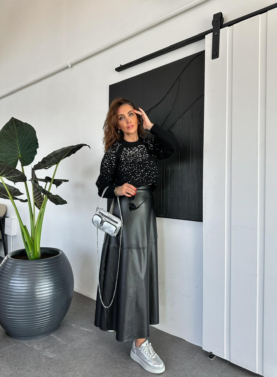 Siyah Pullu Orijinal Kazak