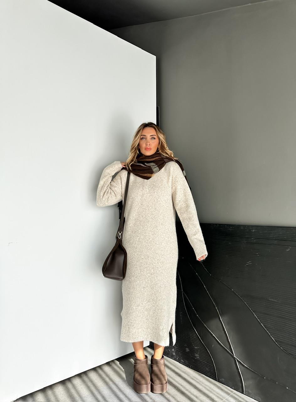 Taş Orijinal Marka Maxi Triko Elbise