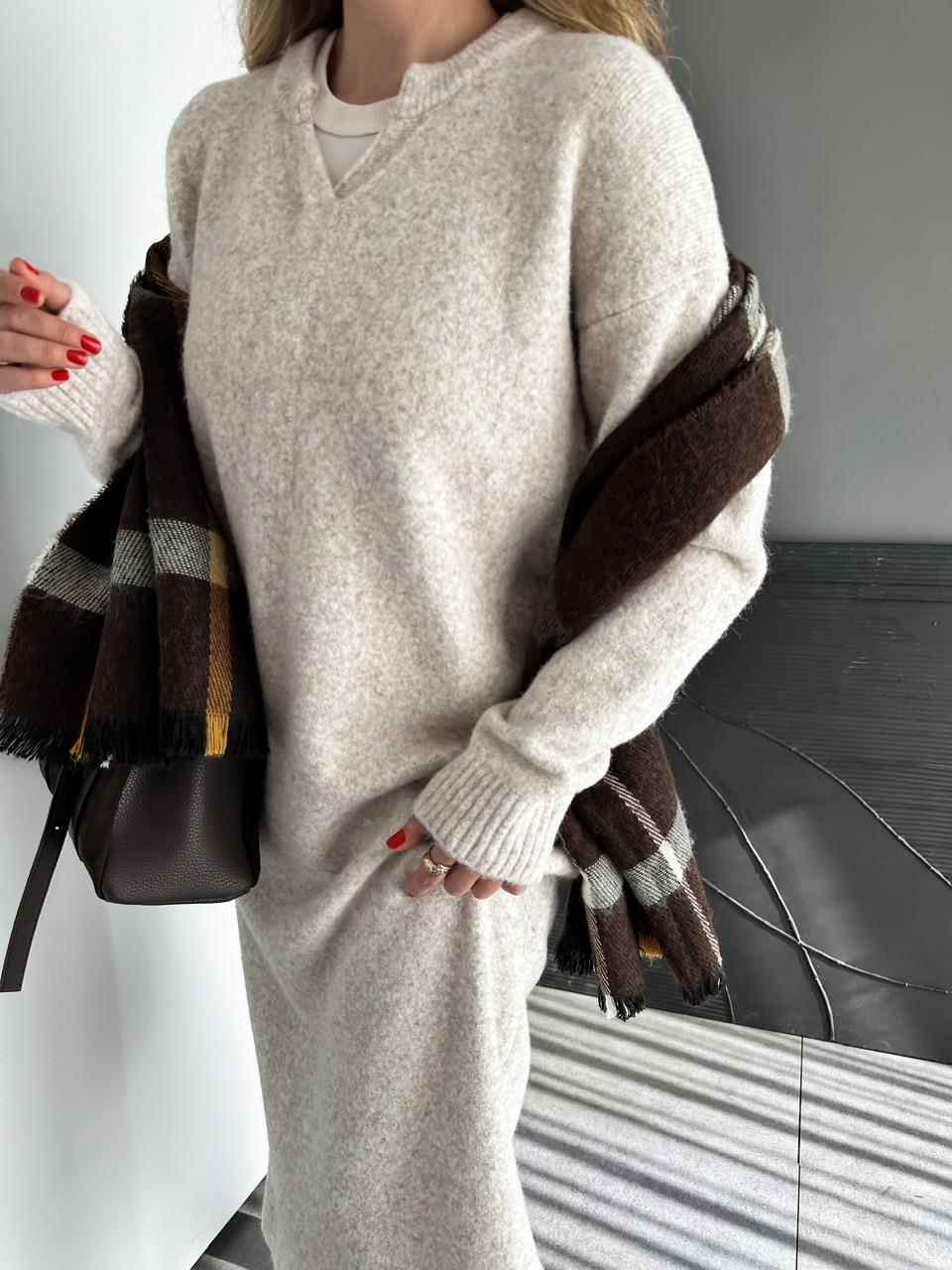 Taş Orijinal Marka Maxi Triko Elbise