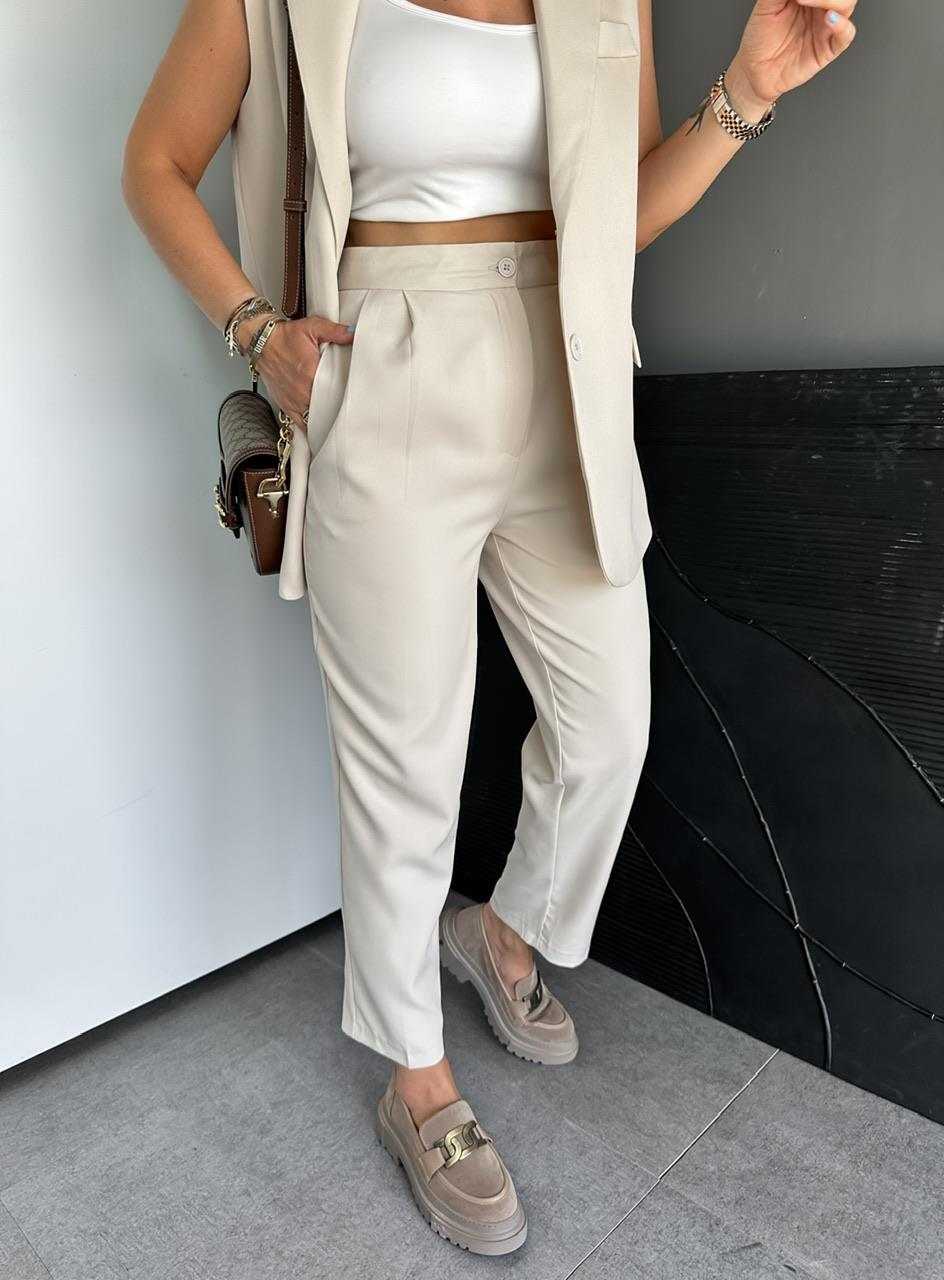 Taş Yelek Pantolon Basic Marka Model Takım