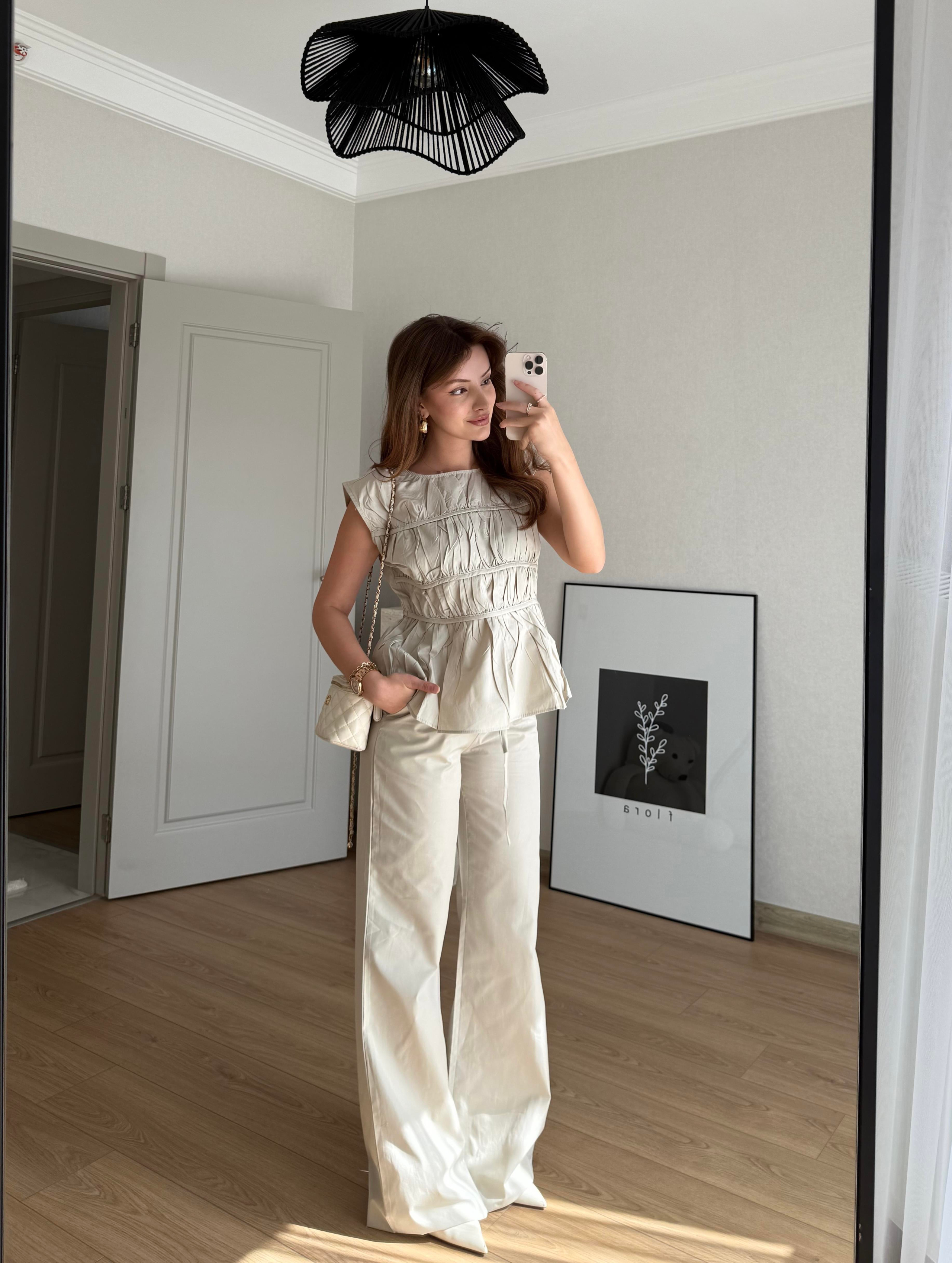 TAKIMECMEL BAŞARANBEJ LAYER PANTALON BLUZ TAKIM