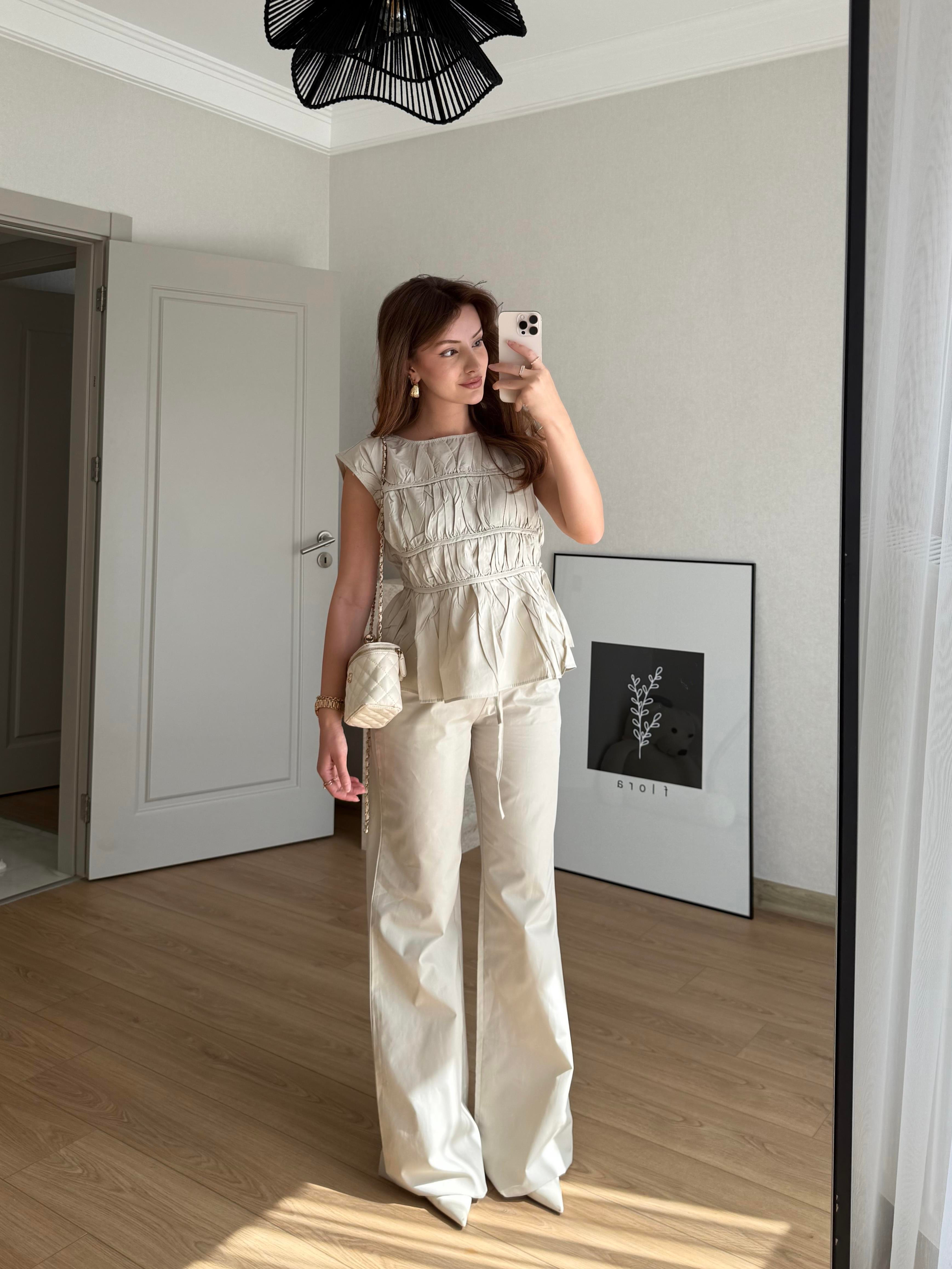 TAKIMECMEL BAŞARANBEJ LAYER PANTALON BLUZ TAKIM