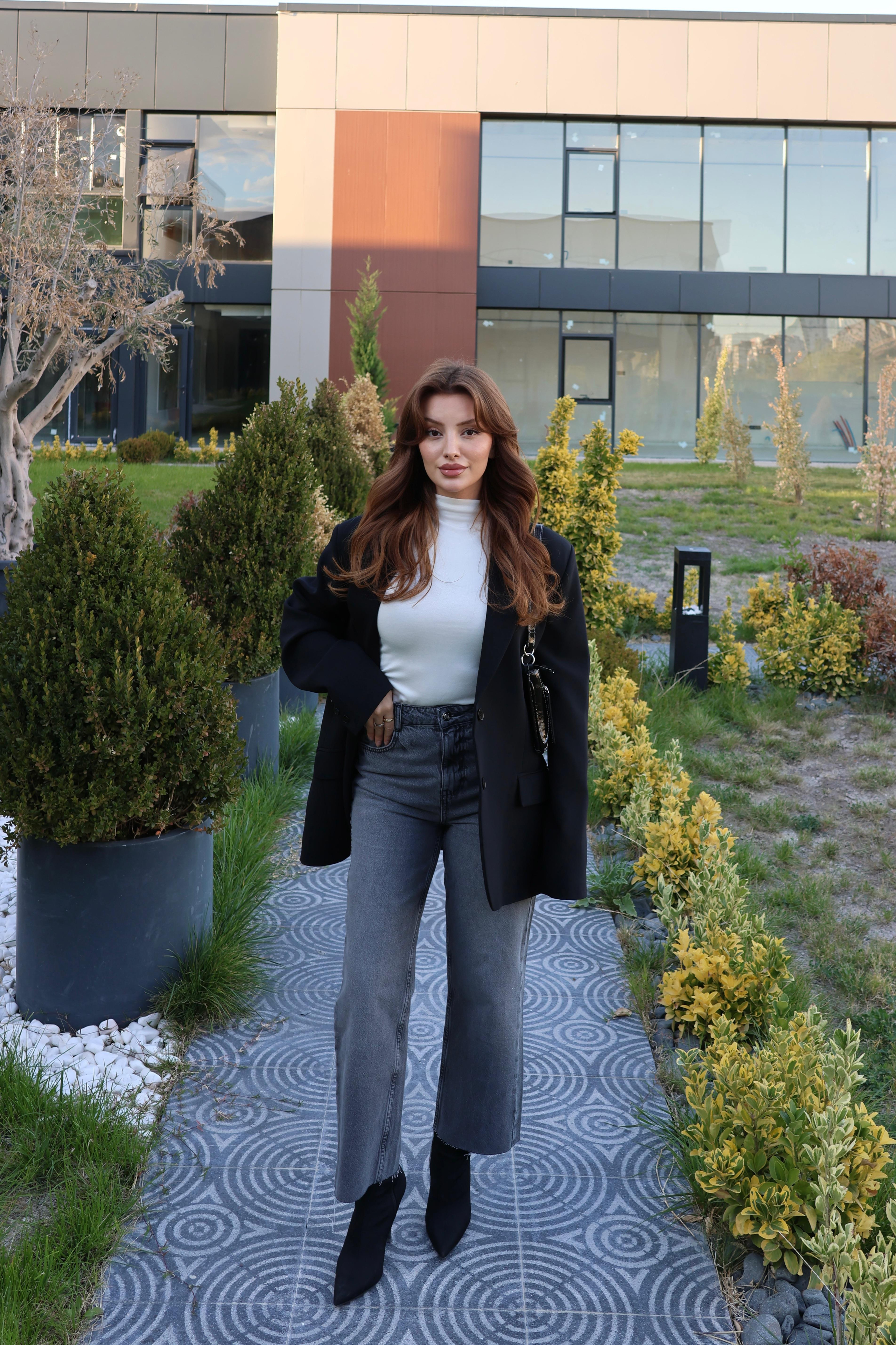 PANTALONECMEL BAŞARANDÜZ PAÇA GRİ JEAN