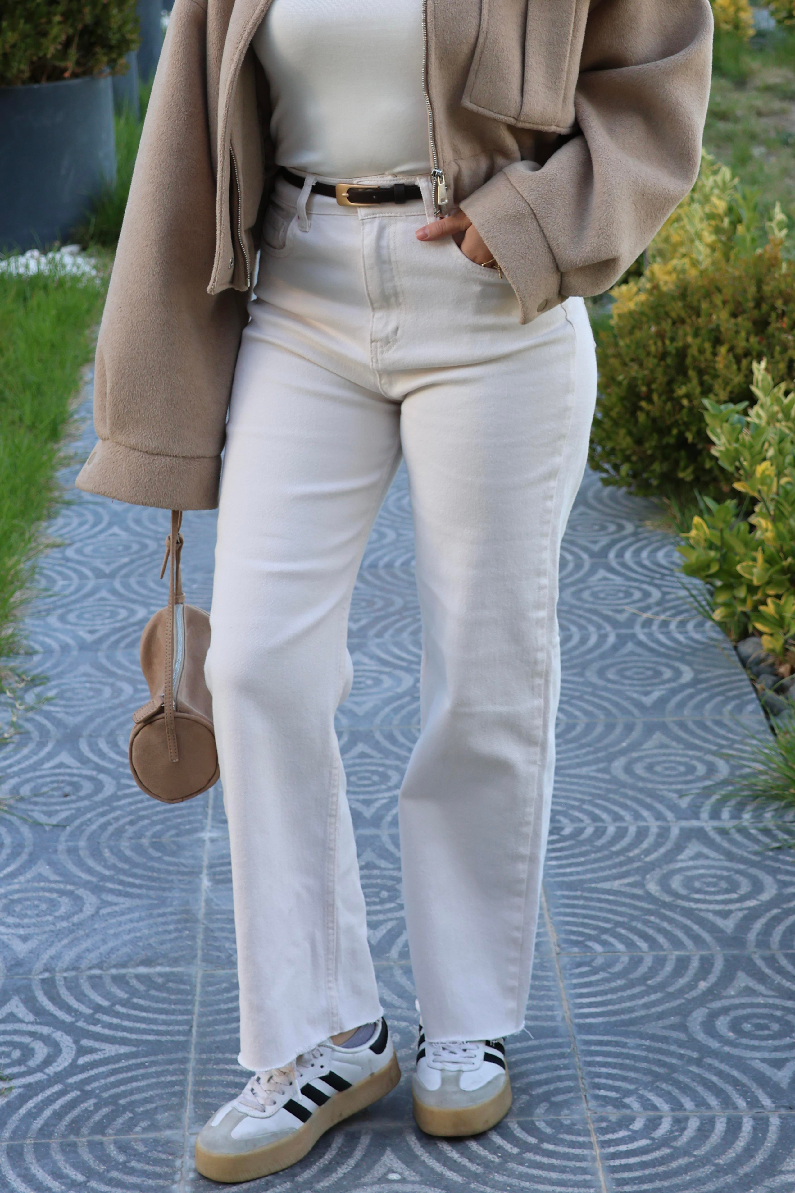 PANTALONECMEL BAŞARANDÜZ PAÇA KREM JEAN