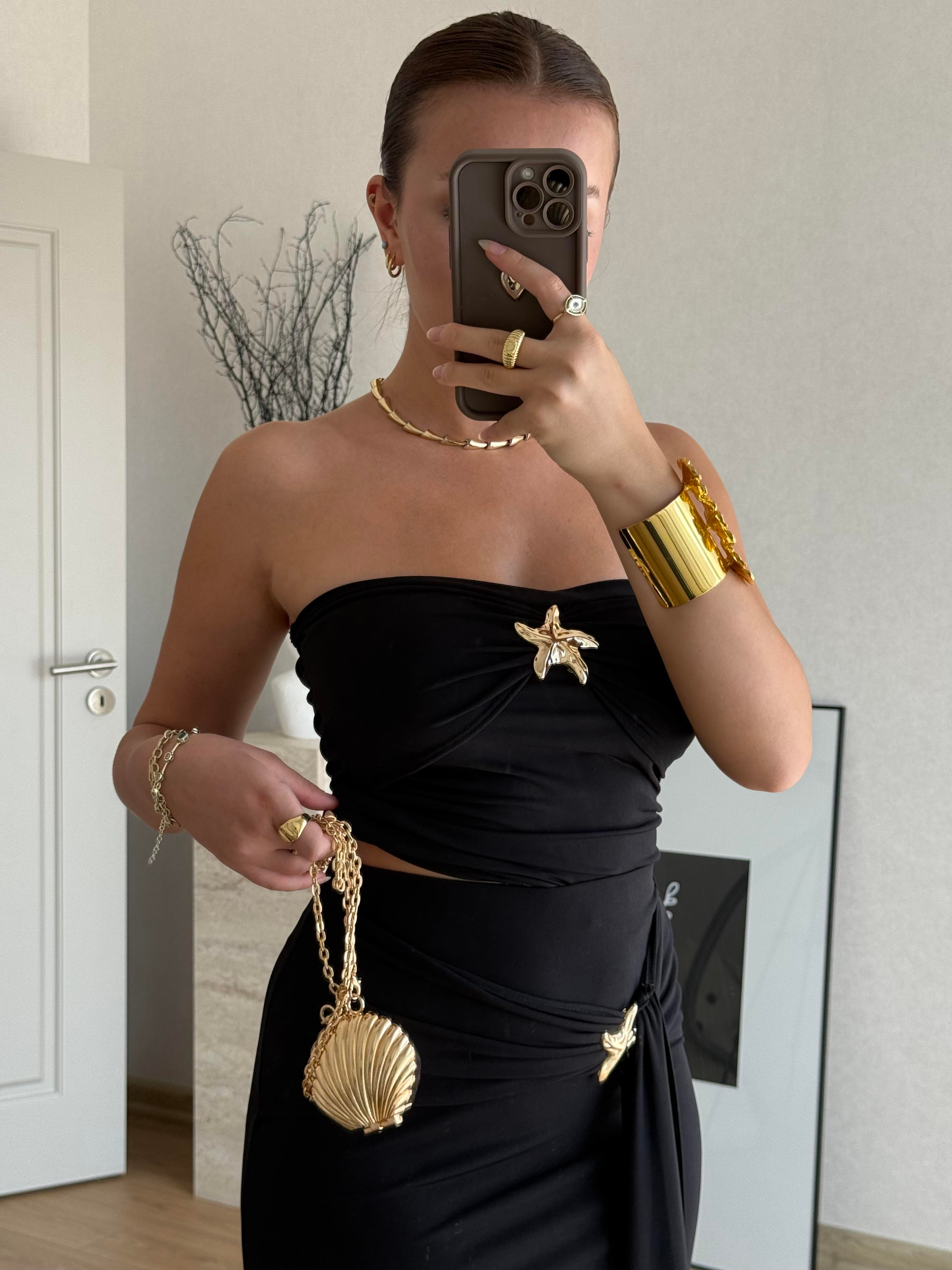 ELBİSEECMEL BAŞARANStella Elegance Siyah Elbise